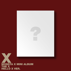 Monsta X The X (Hello X Ver.) PHOTOBOOK PHOTOCARD POSTER STICKER CD