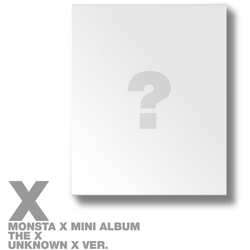 Monsta X The X (Unknown X Ver.) PHOTOBOOK PHOTOCARD POSTER STICKER CD