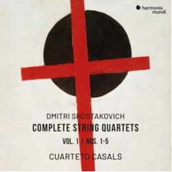 Dmitri Shostakovich & Cuarteto Casals Complete String Quartets . Vol. 1 Nos. 1-5 CD