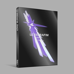 Le Sserafim 4th Mini Album 'CRAZY' [Vol. 1] POSTER STICKER CD