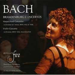 Bach & Apollo's Fire Baroque Orchestra & Jeannette Sorrell Brandenburg Concertos / Harpsichord & Violin Concertos CD