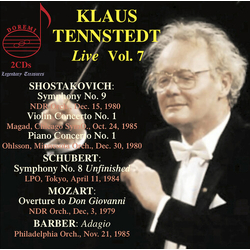 Garrick Ohlsson Klaus Tennstedt Live, Vol. 7 CD