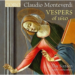 Claudio Monteverdi & The Sixteen & Harry Christophers Vespers Of 1610 CD