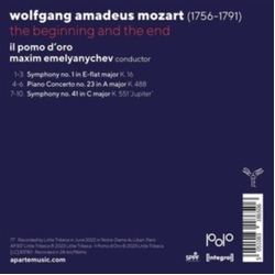 Mozart & Il Pomo d'Oro & Maxim Emelyanychev The Symphonies - The Beginning And The End CD