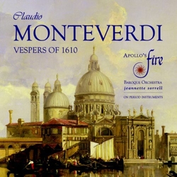 Claudio Monteverdi & Apollo's Fire Baroque Orchestra & Jeannette Sorrell Vespers Of 1610 CD