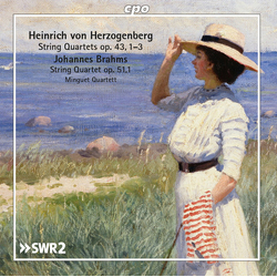 Heinrich Von Herzogenberg & Johannes Brahms & Minguet Quartett String Quartets Op. 42, 1–3 / String Quartet Op. 51,1 CD