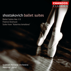 Shostakovich & Scottish National Orchestra & Neeme Järvi Ballet Suites Nos. 1-5; Festive Overture; Suite from 'Katrina Ismailova' CD