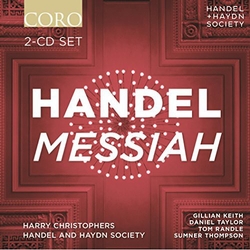 Handel & Gillian Keith & Daniel Taylor & Tom Randle & Sumner Thompson & Handel And Haydn Society & Harry Christophers Messiah CD