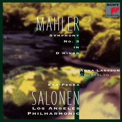 Mahler & Anna Larsson & Esa-Pekka Salonen & Los Angeles Philharmonic Orchestra Symphony No. 3 In D Minor CD