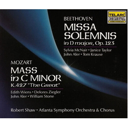 Ludwig van Beethoven Missa Solemnis In D Major, Op.123 / Mass In C Minor K.427 "The Great" CD