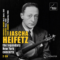 Jascha Heifetz & Piatigorsky & Kurtz & Paray The Legendary New York Concerts CD