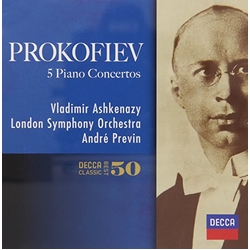 Prokofiev & Vladimir Ashkenazy & London Symphony Orchestra & André Previn 5 Piano Concertos JAPAN SHM-CD JAPANESE SHM CD
