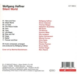 Wolfgang Haffner Silent World CD