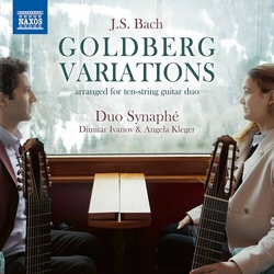 J.S. Bach & Duo Synaphé & Dimitar Ivanov & Angela Kleger Goldberg Variations (Arranged For Ten-String Guitar Duo) 2 CD