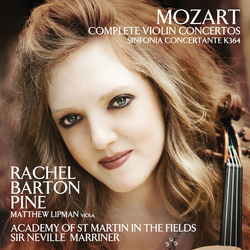 Rachel Barton Pine & Matthew Lipman & Sir Neville Marriner & The Academy Of St. Martin-in-the-Fields Mozart Complete Violin Concertos & Sinfonia CD
