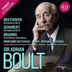 Sir Adrian Boult & Beethoven & Schubert & Brahms Symphony No.3 / Symphony No.9 / St Anthony Variations CD