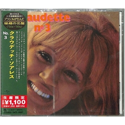 Claudette Claudette Nº 3 JAPAN REISSUE JAPANESE CD