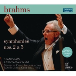 Brahms & Deutsche Radio Philharmonie Saarbrücken Kaiserslautern & Stanislaw Skrowaczewski Symphonies Nos. 2 & 3 CD