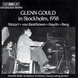 Glenn Gould & Swedish Radio Symphony Orchestra & Georg Ludwig Jochum & Mozart & Beethoven & Haydn & Berg In Stockholm, 1958 CD