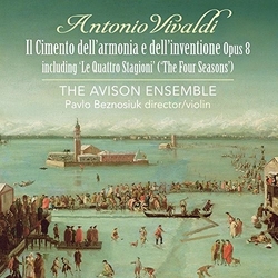 Antonio Vivaldi & The Avison Ensemble & Pavlo Beznosiuk Il Cimento Dell'Armonia E Dell'Inventione, Opus 8 (Including 'Le Quattro Stagioni') CD