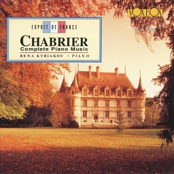 Emmanuel Chabrier & Rena Kyriakou Piano Music (Complete) CD