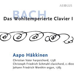 Bach & Aapo Häkkinen Das Wohltemperierte Clavier I CD