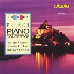Massenet & Roussel & Chaminade & Lalo & Françaix & Boieldieu French Piano Concertos / VARIOUS CD
