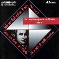 Johann Sebastian Bach & Masaaki Suzuki Das Wohltemperierte Klavier Book I (Complete Keyboard Works, Volume 1) CD