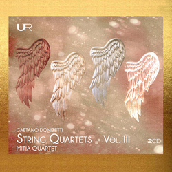 Mitja Quartet Donizetti: String Quartets, Vol. 3 CD