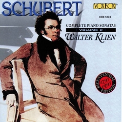 Schubert & Walter Klien Complete Piano Sonatas, Volume 2 CD