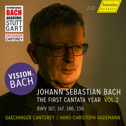 Johann Sebastian Bach & Gaechinger Cantorey & Hans-Christoph Rademann The First Cantata Year Vol. 2 2 CD