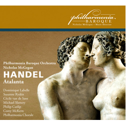 Georg Friedrich Händel & Nicholas McGegan & Philharmonia Baroque Orchestra & Dominique Labelle & Susanne Rydén Atalanta CD