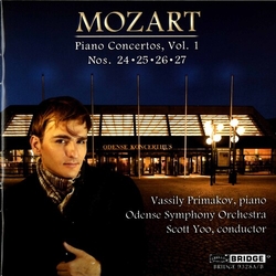 Mozart & Vassily Primakov & Odense Symphony Orchestra & Scott Yoo Piano Concertos, Vol. 1 CD