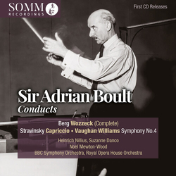 Sir Adrian Boult & Berg & Stravinsky & Vaughan Williams & Heinrich Nillius & Suzanne Danco & Noel Mewton-Wood & BBC Symphony Orchestra & Royal CD