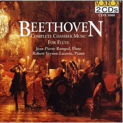 Beethoven & Jean-Pierre Rampal & Robert Veyron-Lacroix Complete Chamber Music For Flute 2 CD