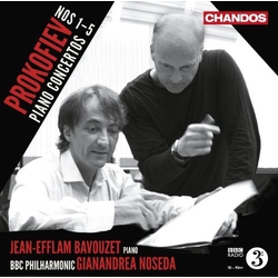 Prokofiev & Jean-Efflam Bavouzet & BBC Philharmonic & Gianandrea Noseda Piano Concertos Nos 1-5 CD
