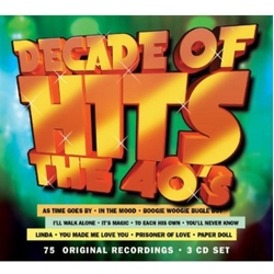 Various Decade Of Hits The 40's CD