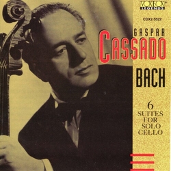 Bach & Gaspar Cassadó 6 Suites For Solo Cello CD