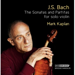 Mark Kaplan & J.S. Bach The Sonatas And Partitas For Violin Solo CD