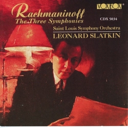 Sergei Rachmaninoff The Three Symphonies (Complete Works For Orchestra Vol. II) 2 CD