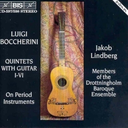 Luigi Boccherini & Jakob Lindberg & Members Of The Drottningholm Baroque Ensemble Quintets With Guitar I-VI CD