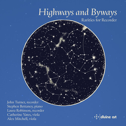 Bergsma / Ball / Robinson Highways & Byways - Rarities for Recorder CD