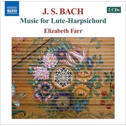 J. S. Bach & Elizabeth Farr Music For Lute-Harpsichord CD