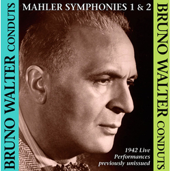 Mahler & Bruno Walter & Philharmonic-Symphony Orchestra Symphonies 1 & 2 (1942 Live Performances) CD