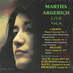 J.S. / Argerich Bach Martha Argerich Live 6 2 CD