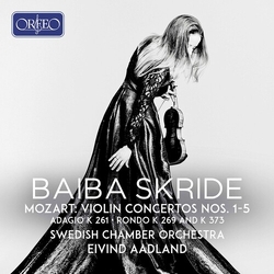 Mozart & Baiba Skride & Swedish Chamber Orchestra & Eivind Aadland Violin Concertos Nos. 1–5 CD