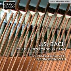 J.S. Bach & Eleonor Bindman Cello Suites For Solo Piano 2 CD