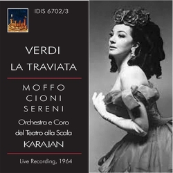 Verdi & Moffo & Cioni & Sereni & Orchestra & Coro Del Teatro Alla Scala & Karajan La Traviata CD