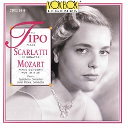 Maria Tipo & Scarlatti & Mozart & Vienna Symphony Orchestra & Jonel Perlea 12 Sonatas / Piano Concerti Nos 21 & 25 CD