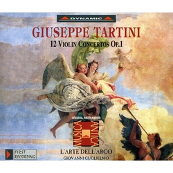 Giuseppe Tartini & L'Arte Dell'Arco & Giovanni Guglielmo 12 Violin Concertos Op. 1 3 CD